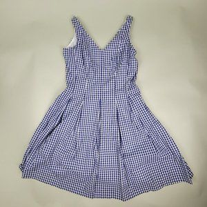 NINE WEST Sleeveless Blue Hingham Sun Dress - Size 6